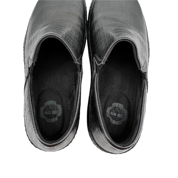 Timberland Pewter Professional Anti Fatigue Slip On Clogs Size 8.5 Women’s - Picture 3 of 9